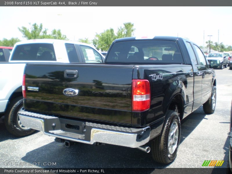 Black / Flint Grey 2008 Ford F150 XLT SuperCab 4x4