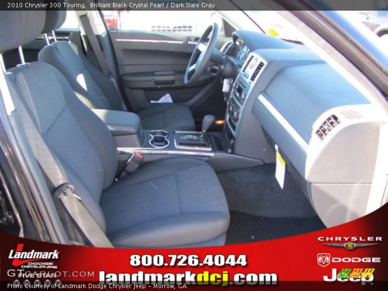 Brilliant Black Crystal Pearl / Dark Slate Gray 2010 Chrysler 300 Touring