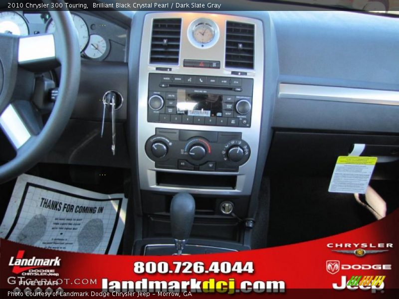 Brilliant Black Crystal Pearl / Dark Slate Gray 2010 Chrysler 300 Touring