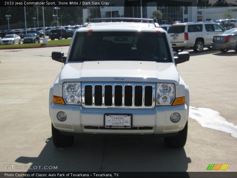 Stone White / Dark Slate Gray 2010 Jeep Commander Sport