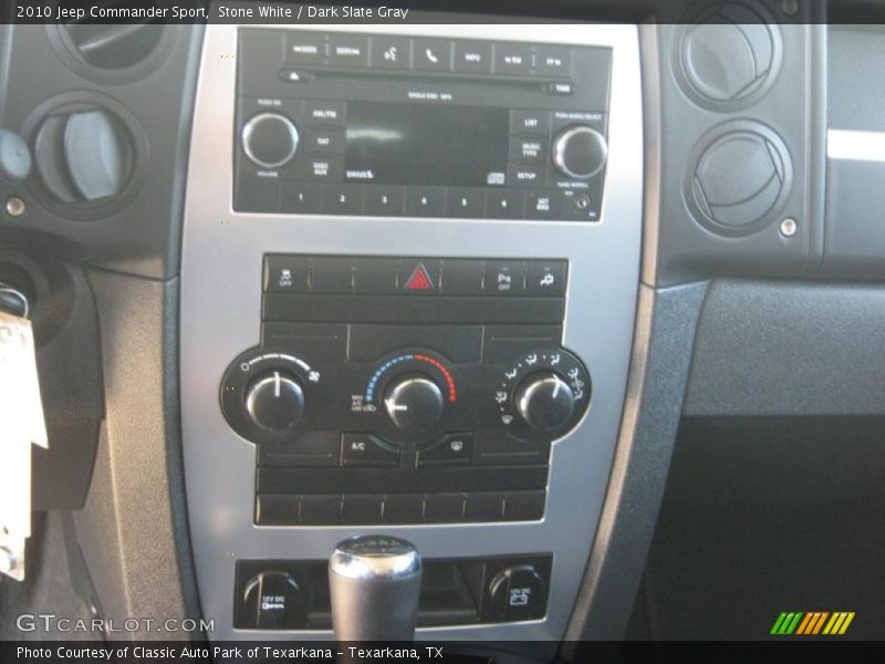 Stone White / Dark Slate Gray 2010 Jeep Commander Sport