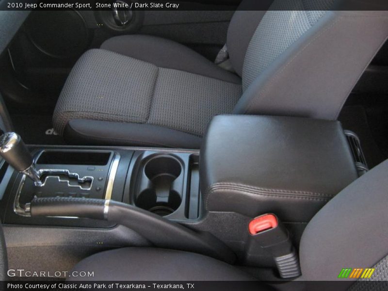 Stone White / Dark Slate Gray 2010 Jeep Commander Sport