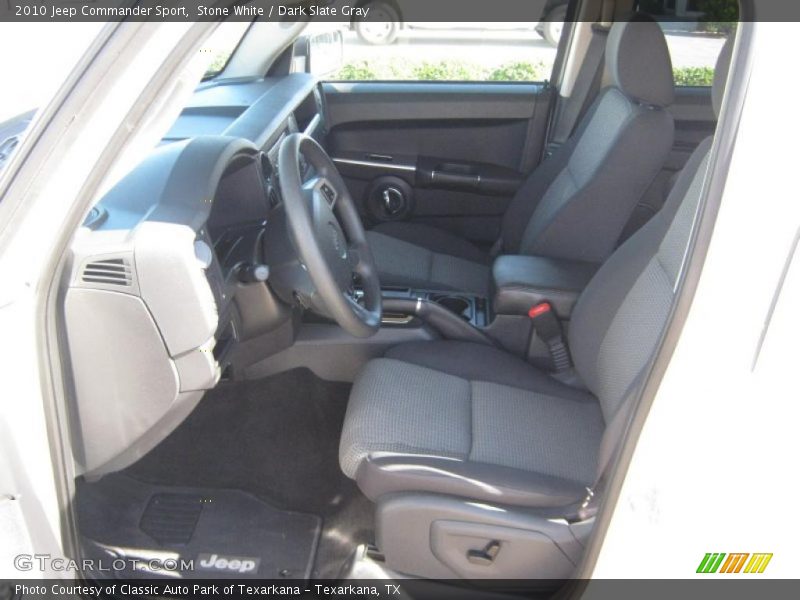 Stone White / Dark Slate Gray 2010 Jeep Commander Sport