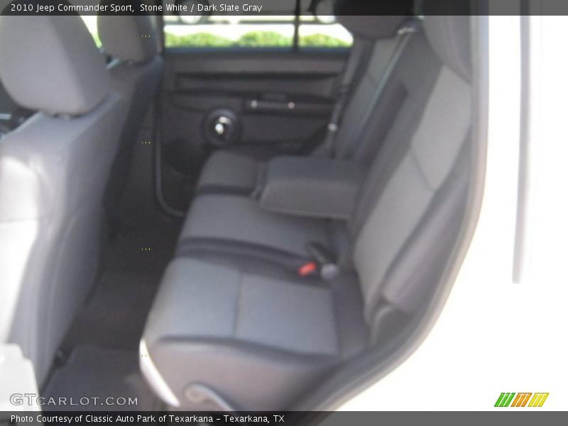 Stone White / Dark Slate Gray 2010 Jeep Commander Sport