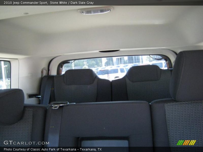 Stone White / Dark Slate Gray 2010 Jeep Commander Sport