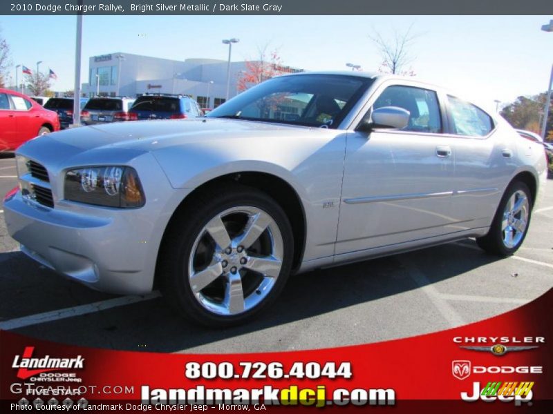Bright Silver Metallic / Dark Slate Gray 2010 Dodge Charger Rallye