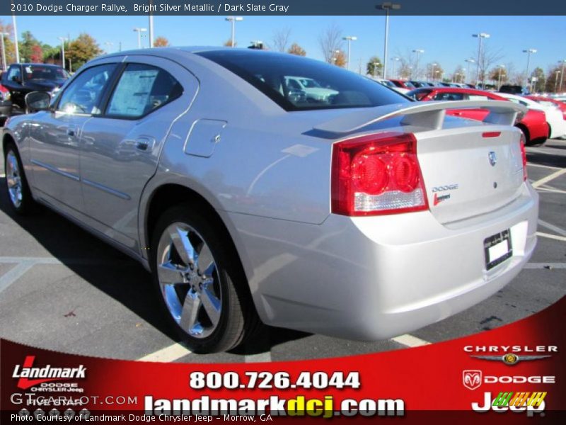 Bright Silver Metallic / Dark Slate Gray 2010 Dodge Charger Rallye