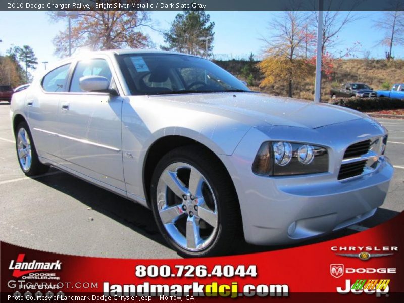 Bright Silver Metallic / Dark Slate Gray 2010 Dodge Charger Rallye