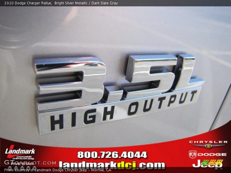 Bright Silver Metallic / Dark Slate Gray 2010 Dodge Charger Rallye