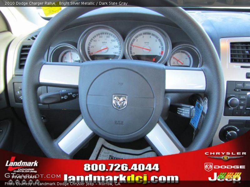 Bright Silver Metallic / Dark Slate Gray 2010 Dodge Charger Rallye