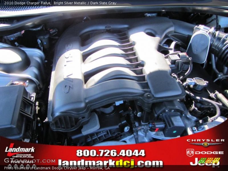 Bright Silver Metallic / Dark Slate Gray 2010 Dodge Charger Rallye