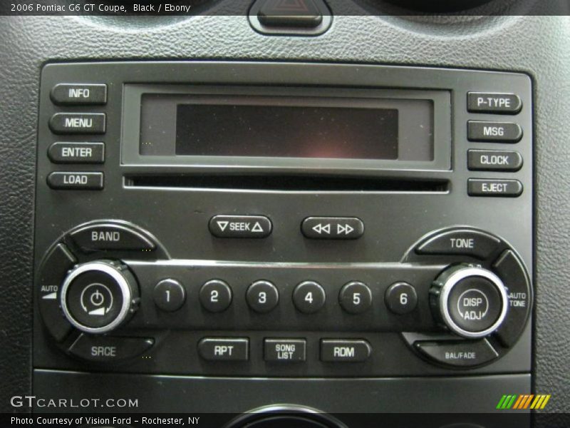 Black / Ebony 2006 Pontiac G6 GT Coupe