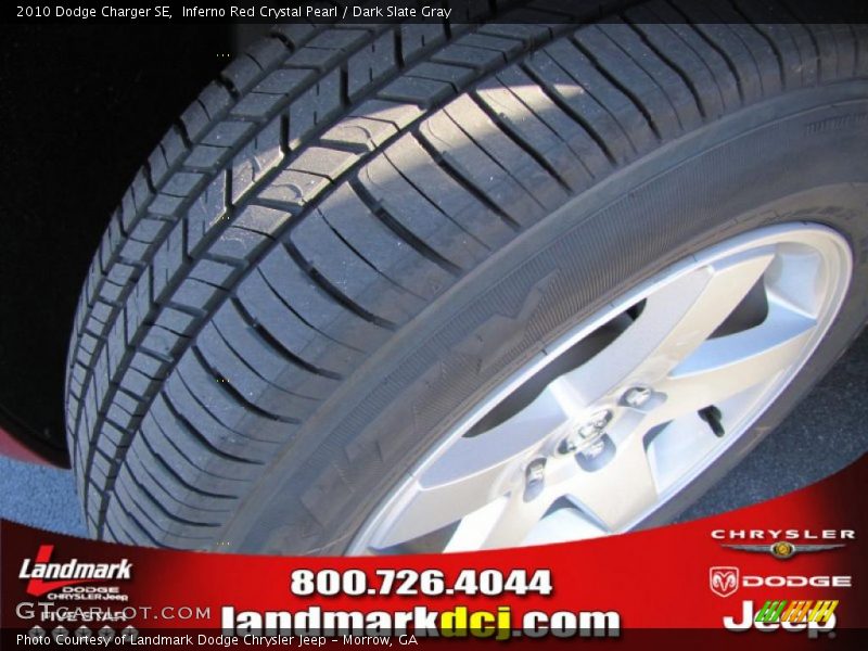Inferno Red Crystal Pearl / Dark Slate Gray 2010 Dodge Charger SE