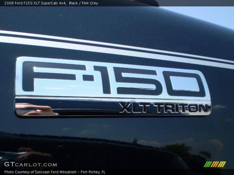 Black / Flint Grey 2008 Ford F150 XLT SuperCab 4x4