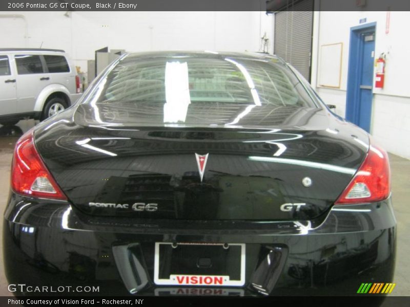 Black / Ebony 2006 Pontiac G6 GT Coupe