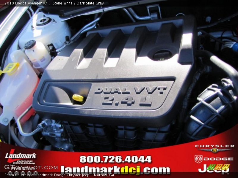 Stone White / Dark Slate Gray 2010 Dodge Avenger R/T
