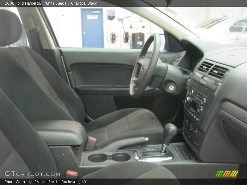 White Suede / Charcoal Black 2008 Ford Fusion SE