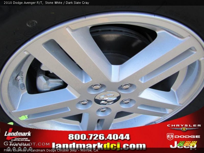 Stone White / Dark Slate Gray 2010 Dodge Avenger R/T