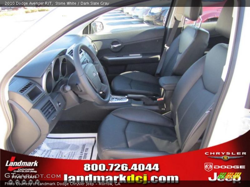 Stone White / Dark Slate Gray 2010 Dodge Avenger R/T