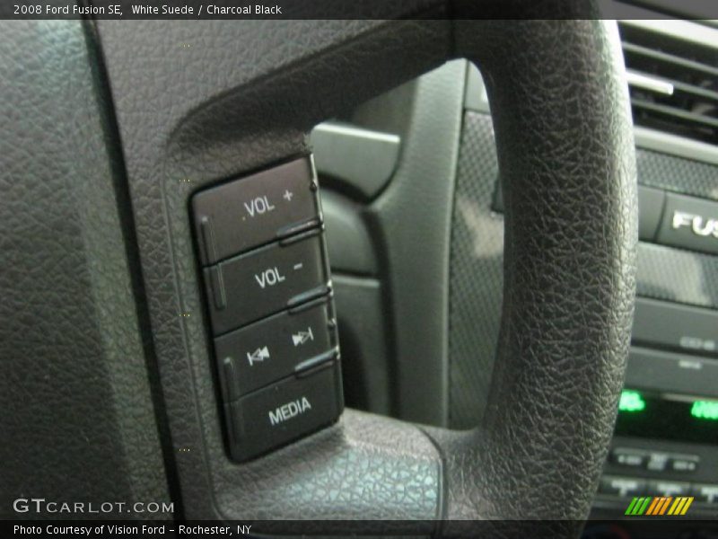 White Suede / Charcoal Black 2008 Ford Fusion SE