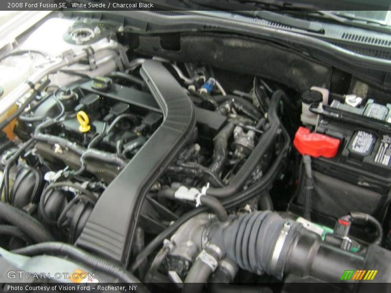 White Suede / Charcoal Black 2008 Ford Fusion SE