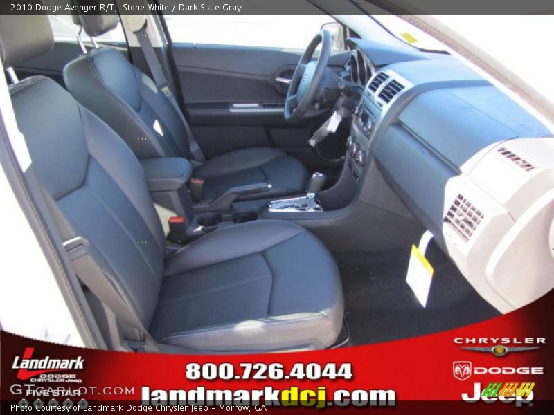 Stone White / Dark Slate Gray 2010 Dodge Avenger R/T