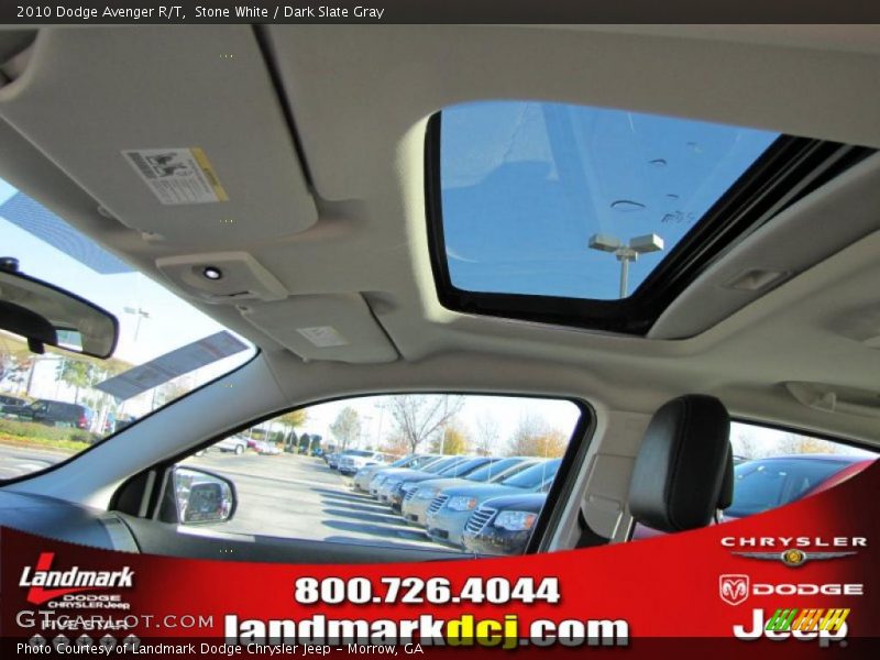 Stone White / Dark Slate Gray 2010 Dodge Avenger R/T