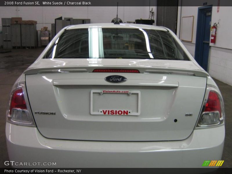White Suede / Charcoal Black 2008 Ford Fusion SE