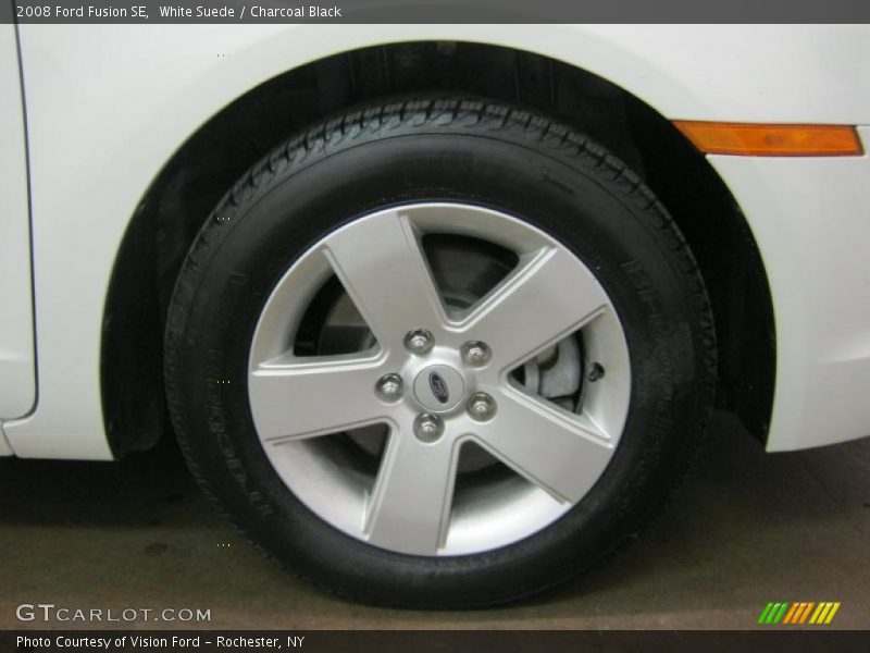 White Suede / Charcoal Black 2008 Ford Fusion SE