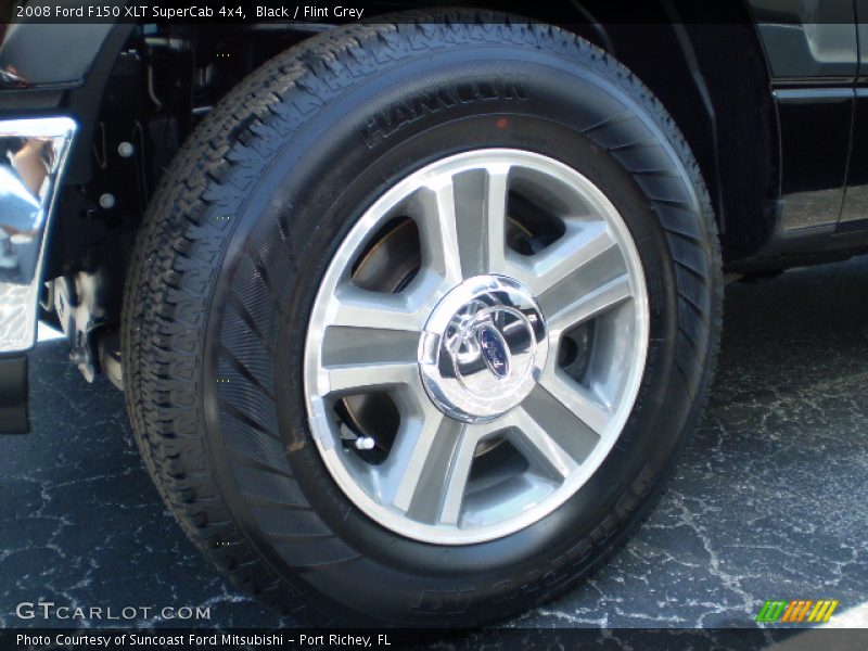 Black / Flint Grey 2008 Ford F150 XLT SuperCab 4x4