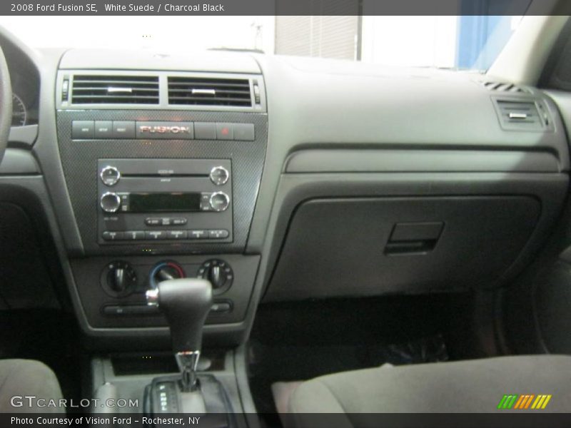 White Suede / Charcoal Black 2008 Ford Fusion SE