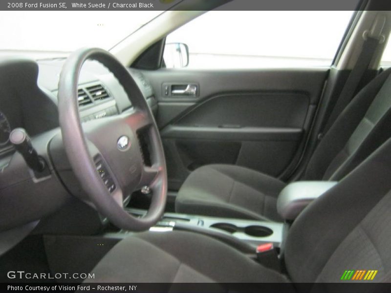 White Suede / Charcoal Black 2008 Ford Fusion SE