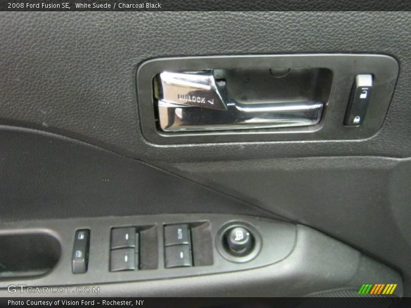 White Suede / Charcoal Black 2008 Ford Fusion SE