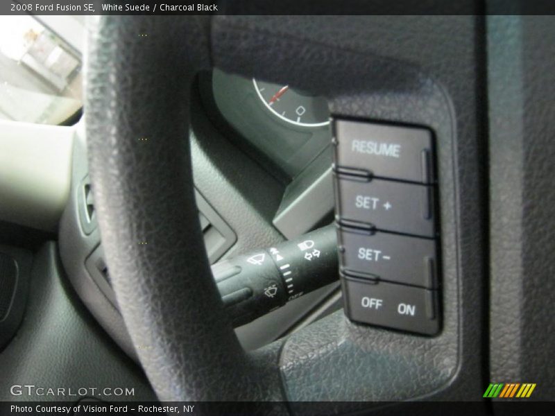 White Suede / Charcoal Black 2008 Ford Fusion SE