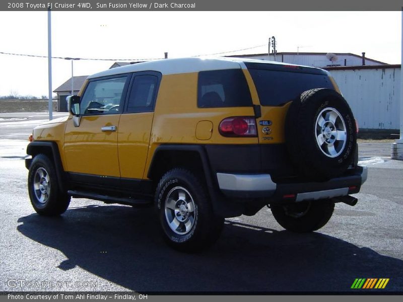 Sun Fusion Yellow / Dark Charcoal 2008 Toyota FJ Cruiser 4WD