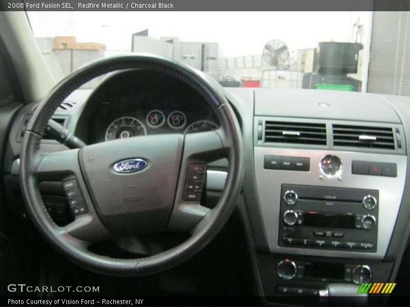 Redfire Metallic / Charcoal Black 2008 Ford Fusion SEL