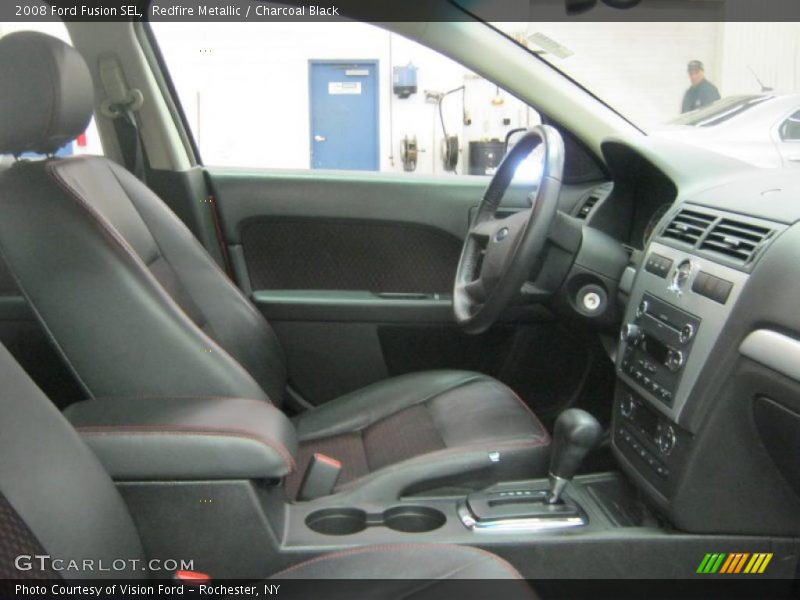 Redfire Metallic / Charcoal Black 2008 Ford Fusion SEL