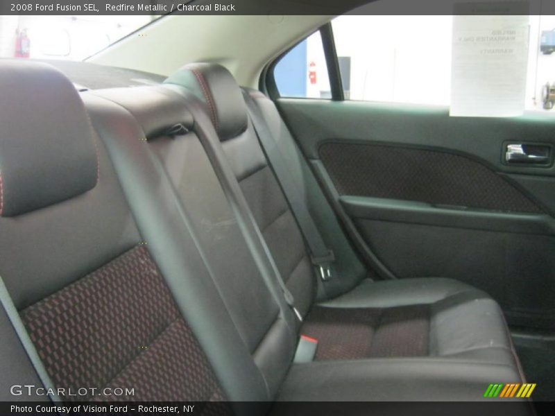 Redfire Metallic / Charcoal Black 2008 Ford Fusion SEL