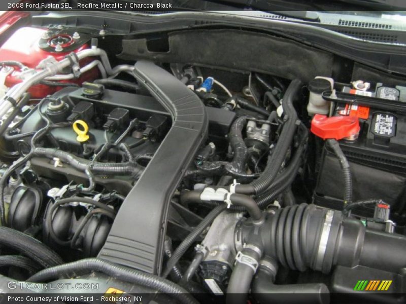 Redfire Metallic / Charcoal Black 2008 Ford Fusion SEL