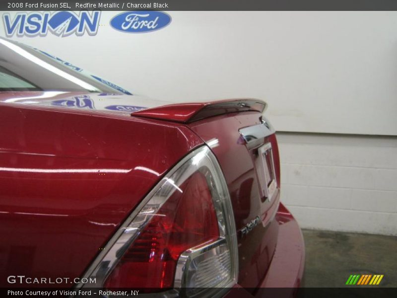 Redfire Metallic / Charcoal Black 2008 Ford Fusion SEL