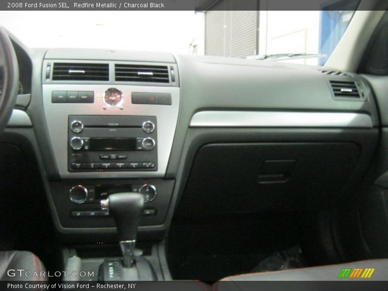 Redfire Metallic / Charcoal Black 2008 Ford Fusion SEL