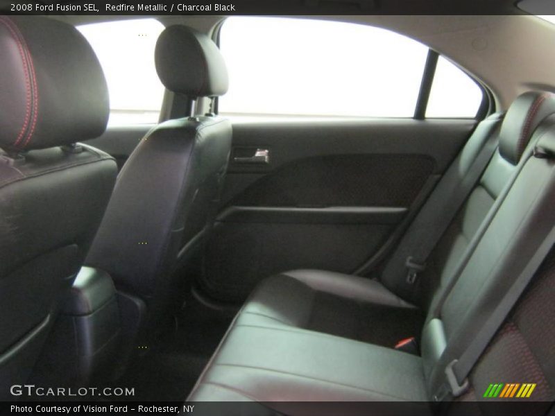 Redfire Metallic / Charcoal Black 2008 Ford Fusion SEL