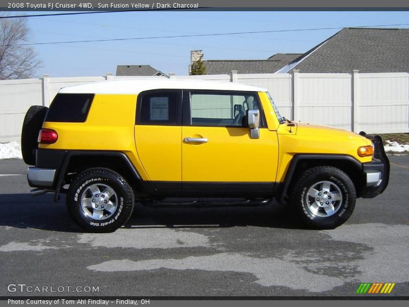 Sun Fusion Yellow / Dark Charcoal 2008 Toyota FJ Cruiser 4WD