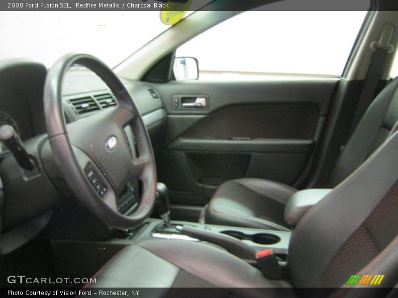 Redfire Metallic / Charcoal Black 2008 Ford Fusion SEL