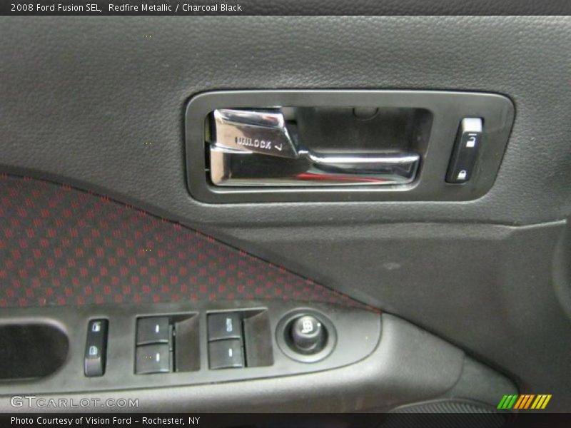 Redfire Metallic / Charcoal Black 2008 Ford Fusion SEL