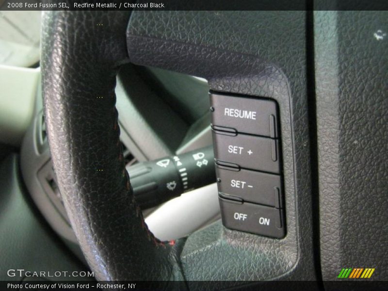 Redfire Metallic / Charcoal Black 2008 Ford Fusion SEL