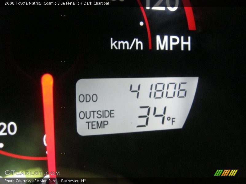 Cosmic Blue Metallic / Dark Charcoal 2008 Toyota Matrix