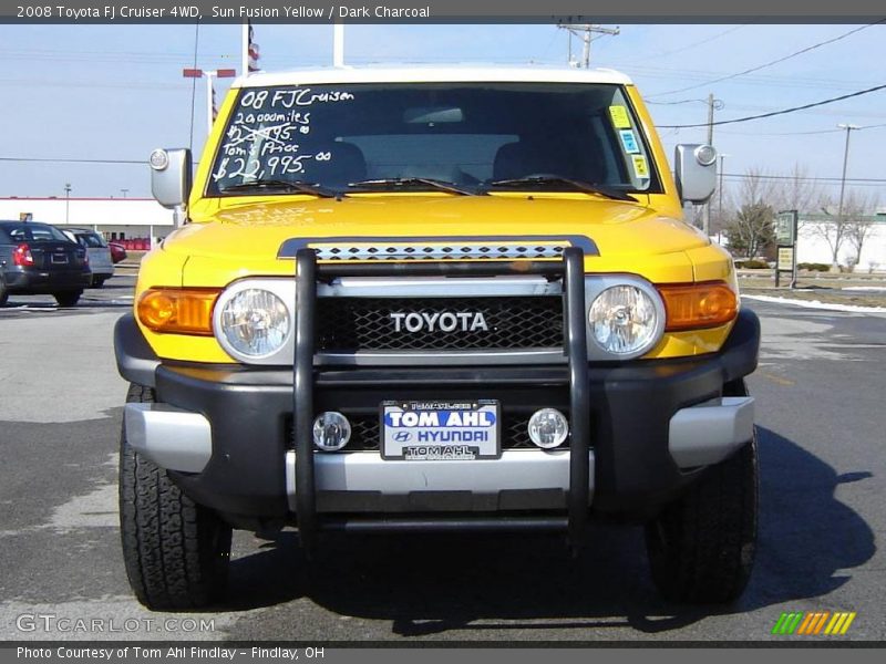 Sun Fusion Yellow / Dark Charcoal 2008 Toyota FJ Cruiser 4WD