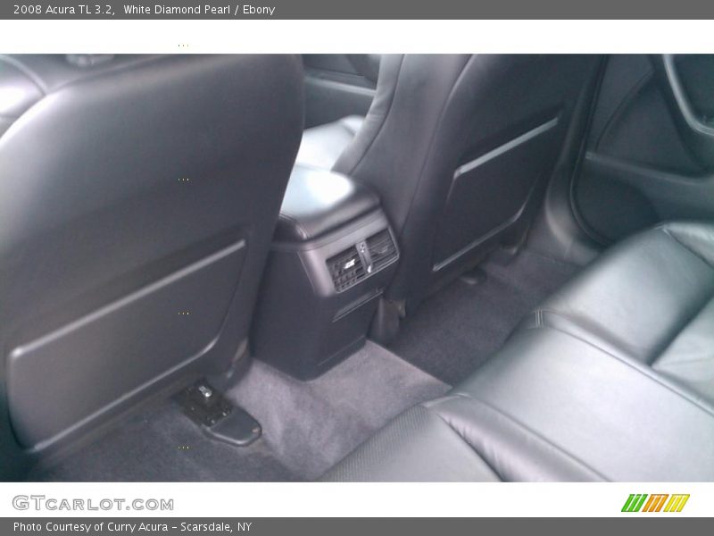 White Diamond Pearl / Ebony 2008 Acura TL 3.2