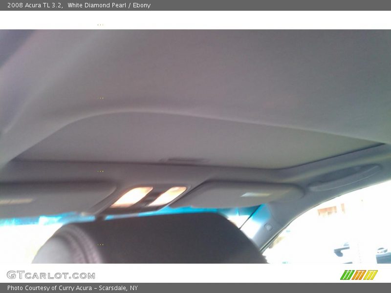 White Diamond Pearl / Ebony 2008 Acura TL 3.2
